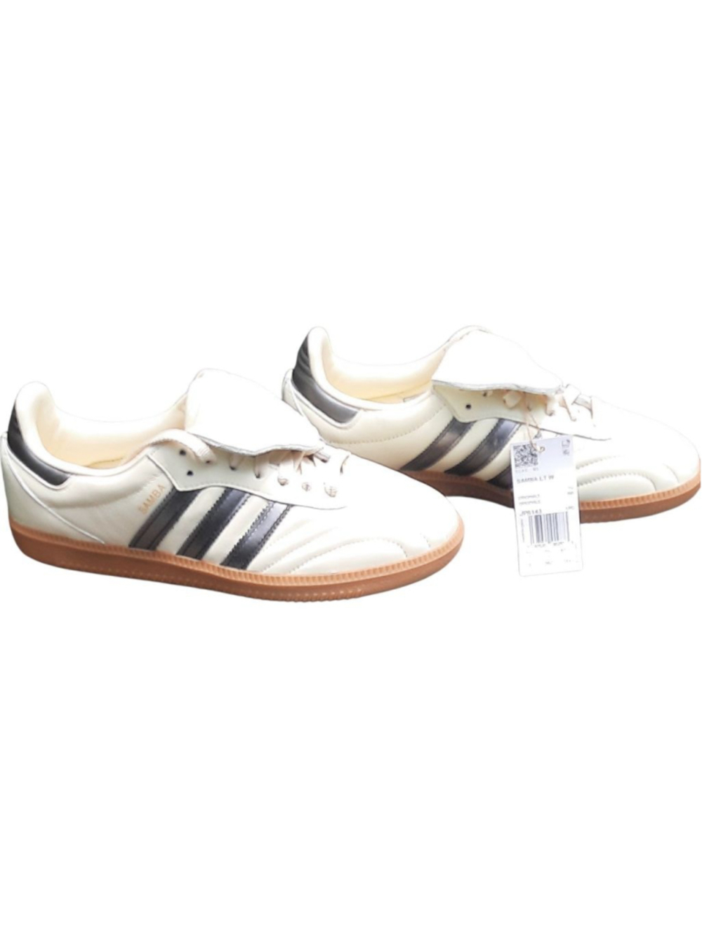 Adidas WMNS Samba LT Cream White Core Black JP6143 Women's Size 9